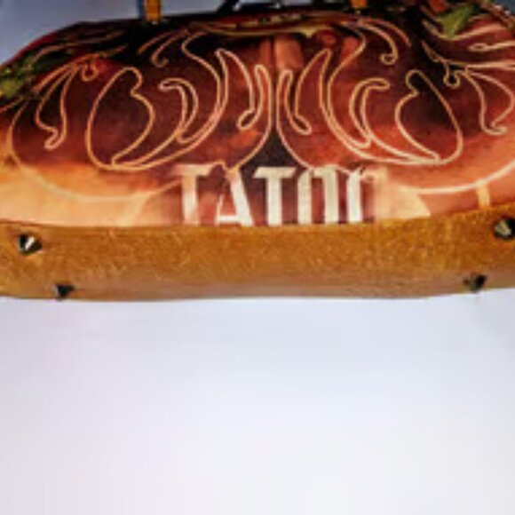 Isabella Fiore Handbag Purse Satchel Beautiful Bing & Beadwork Rock & Love BaG - Picture 3 of 6